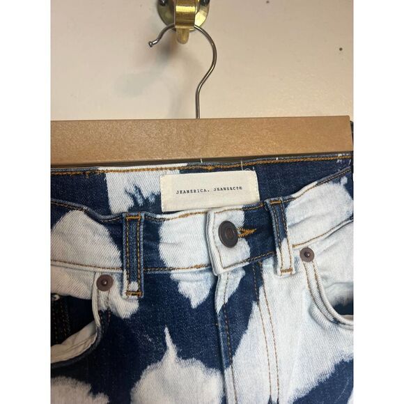 Jeanerica Eiffel High Waist Bootcut Jeans in Tie Dye 74 Women's Sz. 26 (US 4-6) - Picture 4 of 6